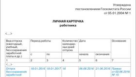 Как рассчитать отпуск без сохранения заработной платы в Едим Дома