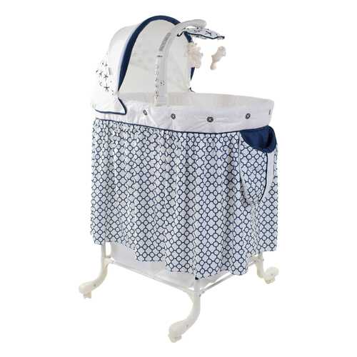 Колыбель Noony Lula White Navy в Едим Дома