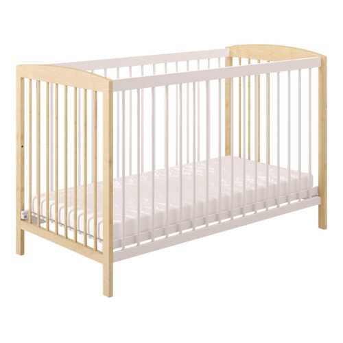 Кровать детская Polini Simple 101 натуральный+белый в Едим Дома
