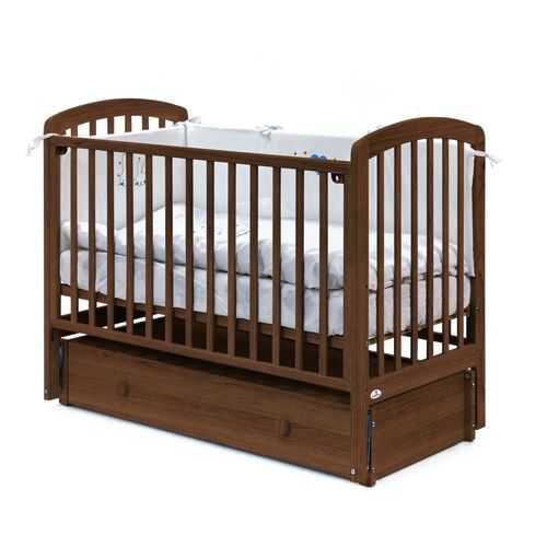 Кровать Fiorellino Tina (Фиореллино Тина) маятник продольный на колесах 120*60 oreh в Едим Дома