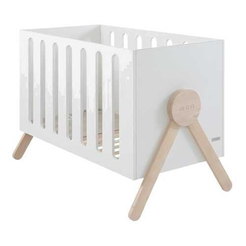 Кровать Micuna Swing Big Relax (Микуна Свинг Биг Релакс) 140*70 white/water wood в Едим Дома