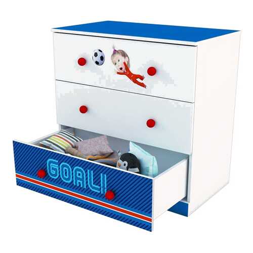 Комод детский Polini Kids Fun Маша и Медведь 3290 Синий в Едим Дома