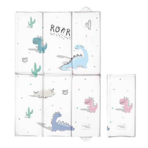 Матрац пеленальный Ceba Baby 40*60 см для путешествий Candy Andy Dino W-305-121-612 в Едим Дома