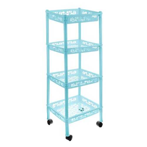 Этажерка BranQ Prima BQ2827 37х29х93,5 см, бирюзовый в Едим Дома