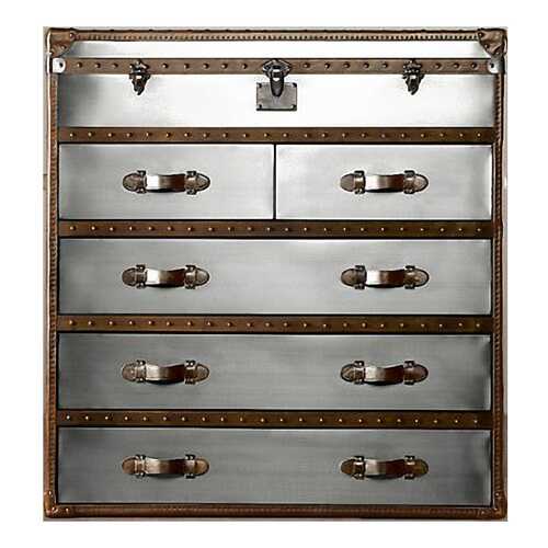 Комод Restoration Hardware Ампель RH-TTAPF121BSSSSMC 50х120х126 см, хром/коричневый в Едим Дома