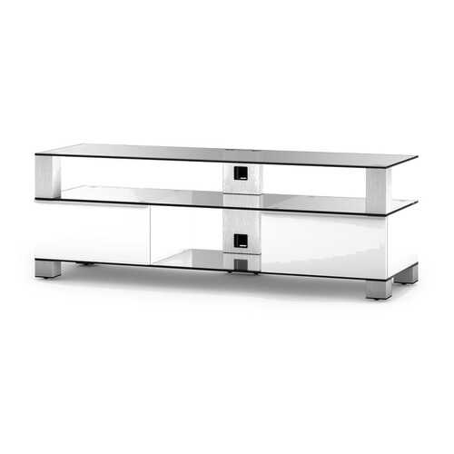 Тумба под телевизор приставная SONOROUS MD 9140-C-INX-WHT 140х44х49 см, белый в Едим Дома