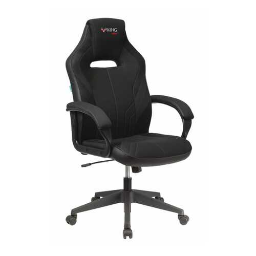 Кресло игровое Бюрократ VIKING 3 AERO BLACK EDITION черный искусст.кожа/ткань в Едим Дома