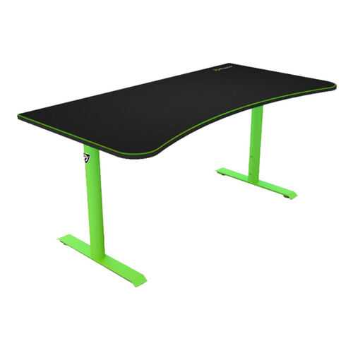 Компьютерный стол Arozzi Arena Gaming Desk/Черный МДФ/Зеленый металл в Едим Дома