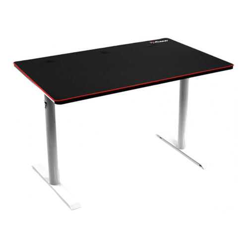 Компьютерный стол Arozzi Arena Leggero Gaming Desk/Черный МДФ/Белый металл в Едим Дома