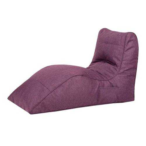 Кресло бескаркасное Папа Пуф Cinema Sofa Purple, размер XXL, рогожка, фиолетовый в Едим Дома
