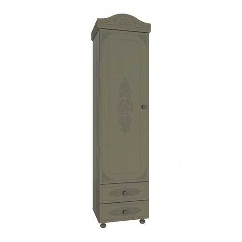 Платяной шкаф Компасс-мебель Ассоль плюс АС-01 KOM_AC01_4_plus 53,2x41,6x206, грей в Едим Дома