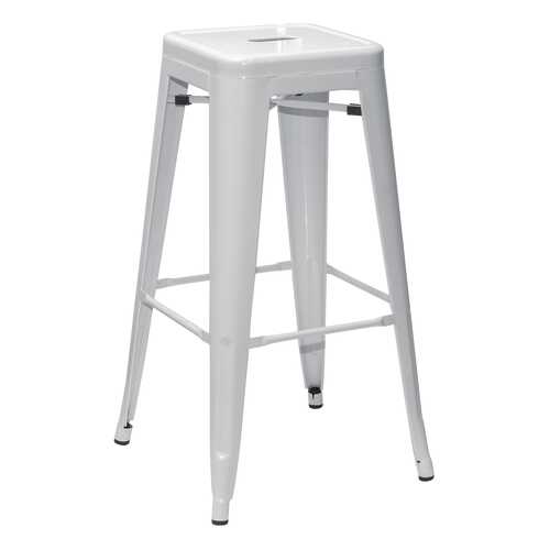 Металлический барный стул STOOL GROUP TOLIX YD-H765 Белый глянцевый в Едим Дома