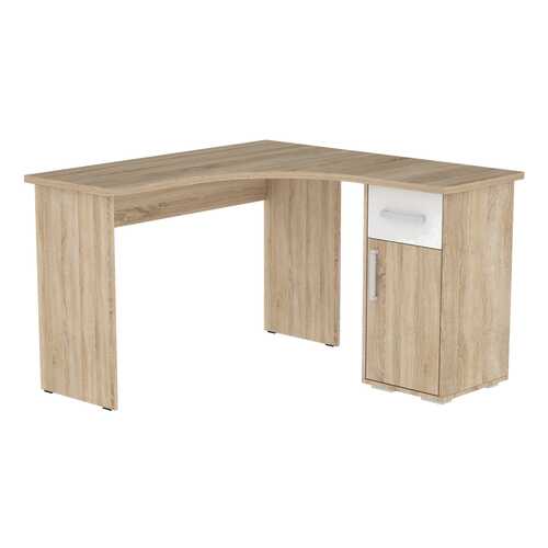 Компьютерный стол Mebelson Лайт-1 120x120x75, дуб сонома/белый в Едим Дома