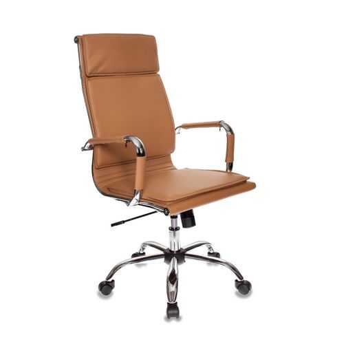 Компьютерное кресло Бюрократ 664065 CH-993/CAMEL 64х72х113 см, светло-коричневый/хром в Едим Дома