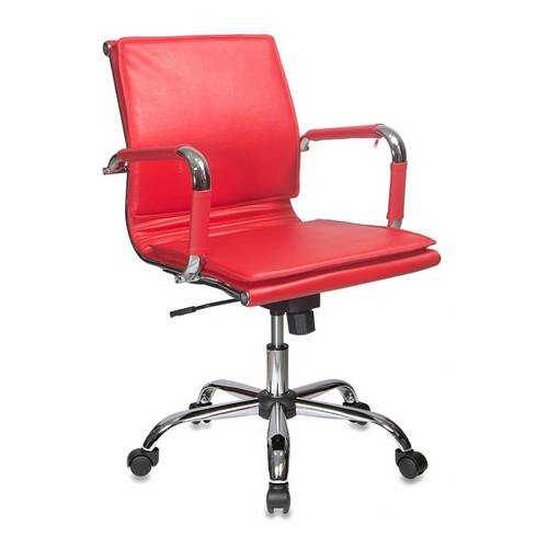 Компьютерное кресло Бюрократ 664072 CH-993-LOW/Red 60х65.5х93 см, красный/хром в Едим Дома