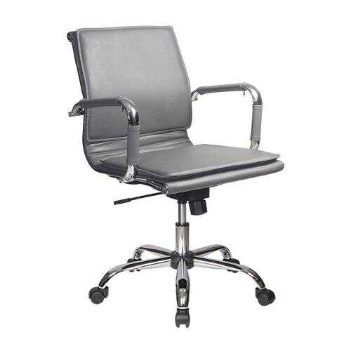 Компьютерное кресло Бюрократ 813064 CH-993-LOW/GREY 60х65.5х93 см, серый/хром в Едим Дома