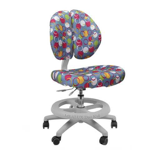 Компьютерное кресло Mealux Duo-Kid Mini 08337-7, серый/синий в Едим Дома