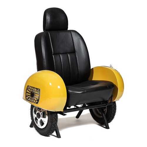 Кресло для гостиной TetChair 110х88х72 см, белый/серый/бежевый в Едим Дома